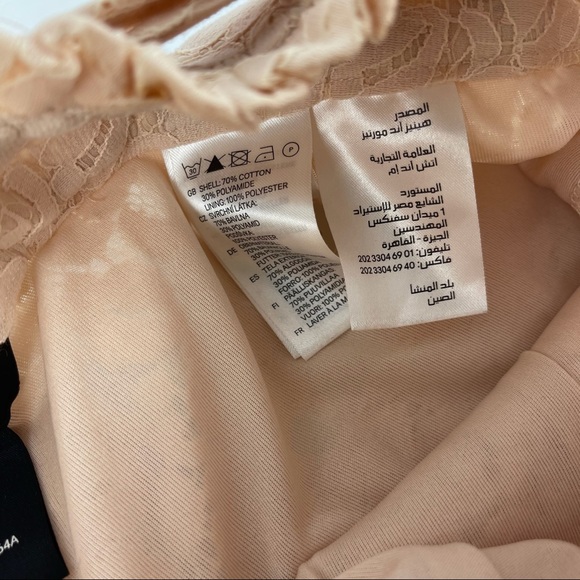 H&M Size 8 Lace Apricot Pocket Shorts with Tie - Picture 8 of 12